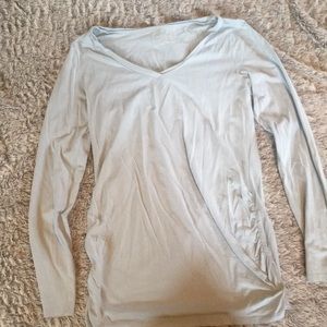 Light blue Motherhood Maternity Long Sleeve